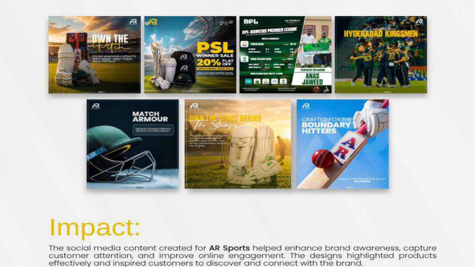 AR Sports Gear — social media campaign creative by Digitally LevelUp