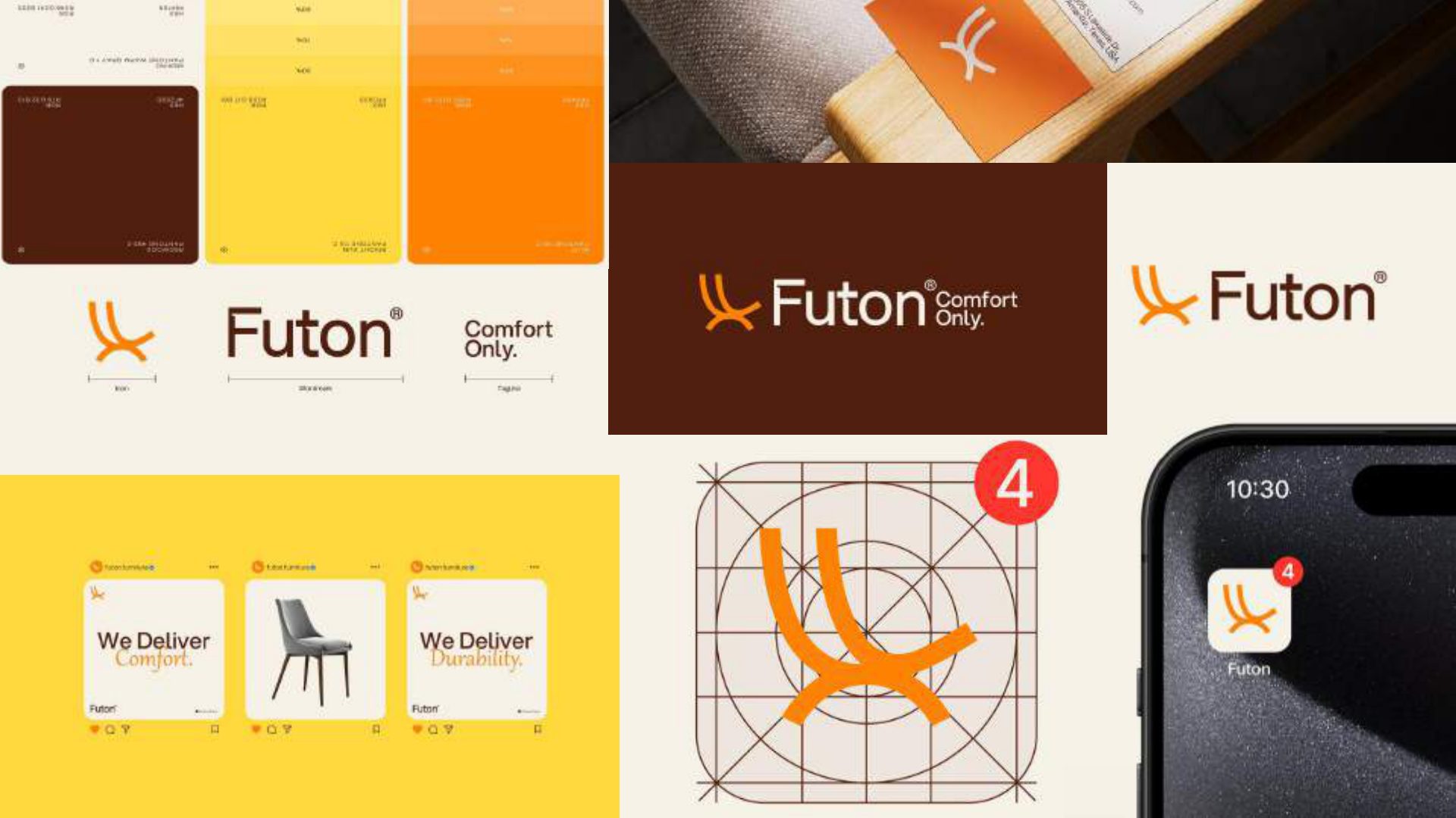 Futon — brand identity design by Digitally LevelUp