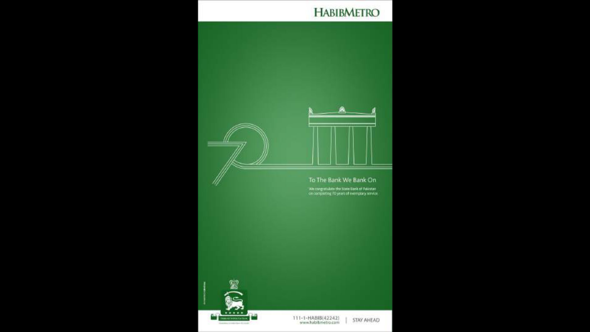 HABIBMETRO 75 Years — anniversary campaign cover creative