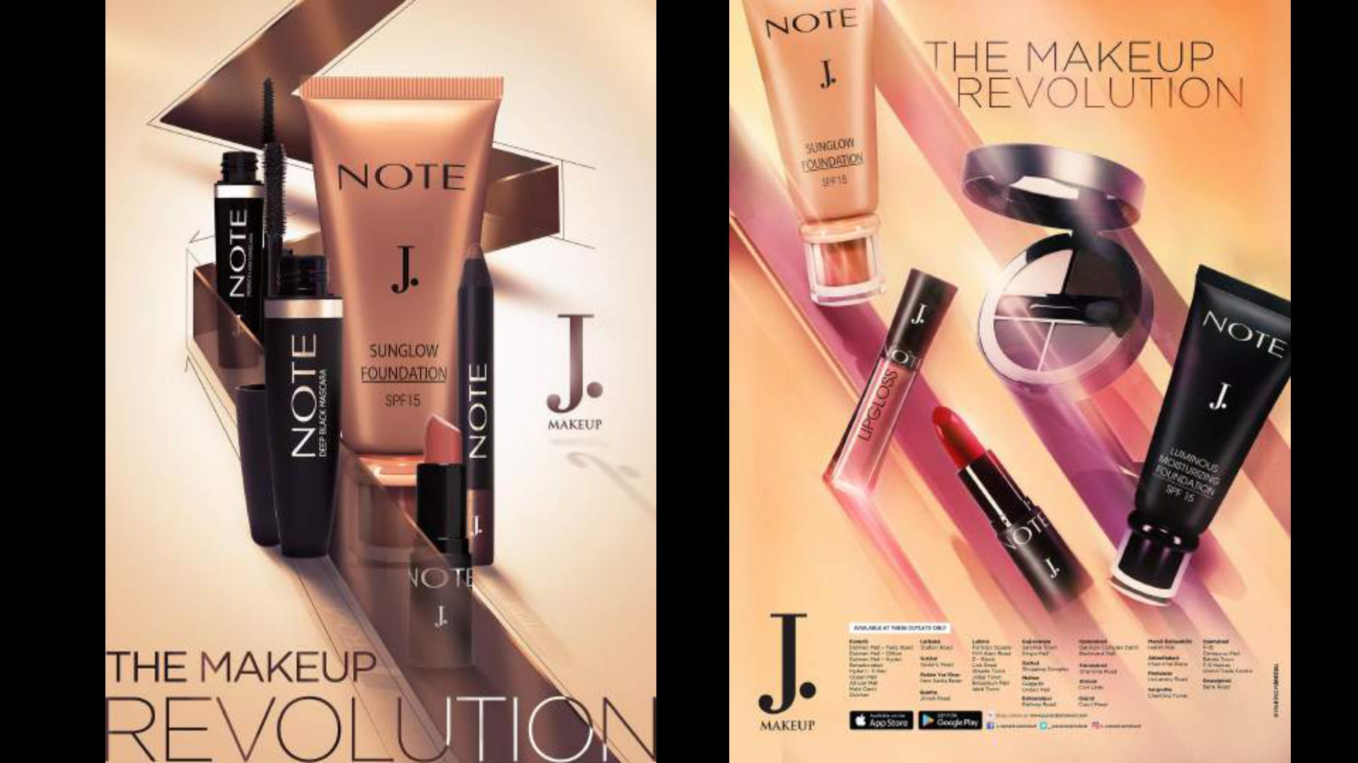 J. Noir Makeup — beauty brand campaign creative by Digitally LevelUp