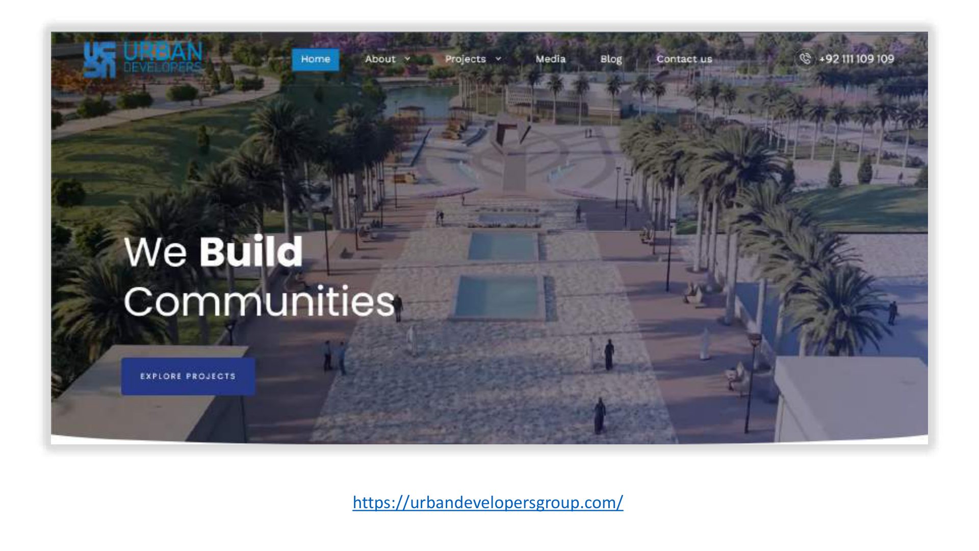 Urban Developers — website design and development by Digitally LevelUp